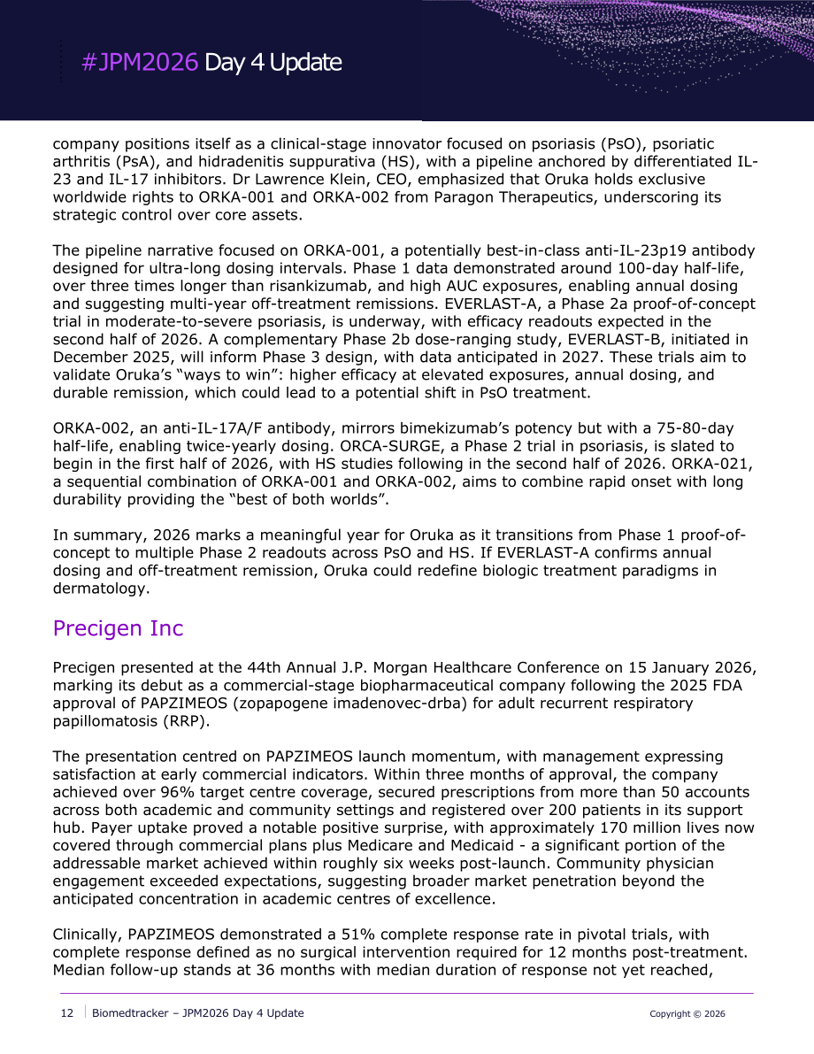 Biomedtracker：2026年JPM医疗大会报告-Day4（英文版）（23页）.pdf_第12页
