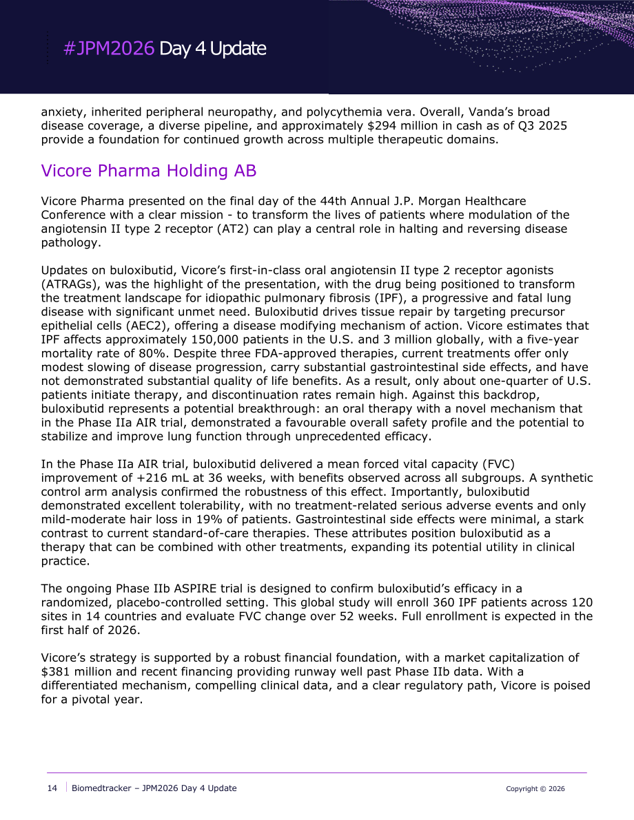Biomedtracker：2026年JPM医疗大会报告-Day4（英文版）（23页）.pdf_第14页