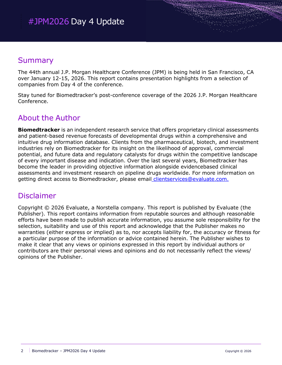 Biomedtracker：2026年JPM医疗大会报告-Day4（英文版）（23页）.pdf_第2页