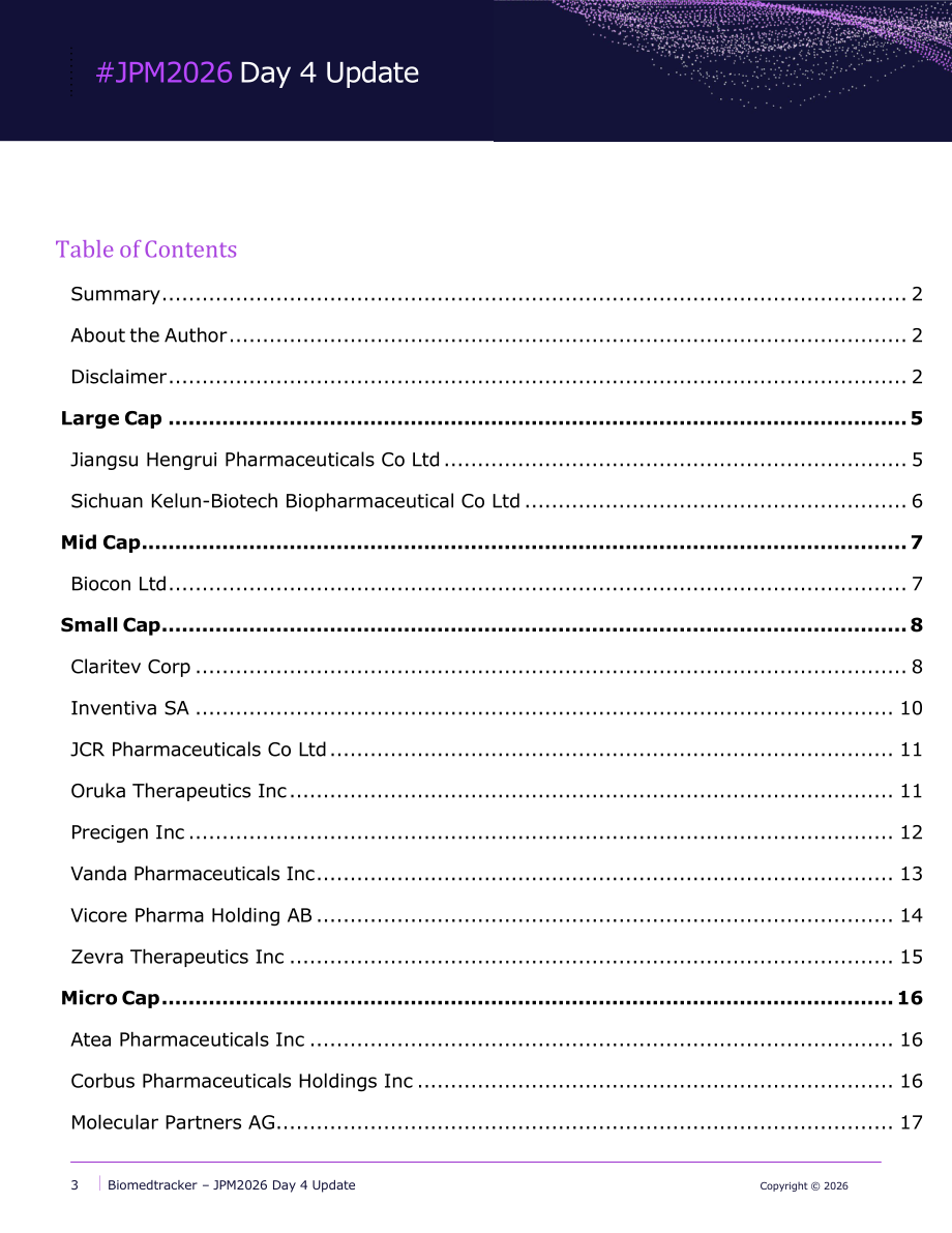 Biomedtracker：2026年JPM医疗大会报告-Day4（英文版）（23页）.pdf_第3页
