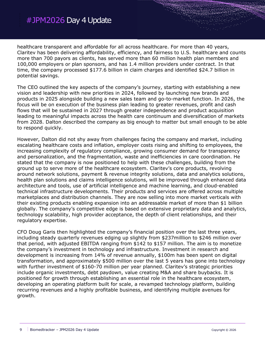 Biomedtracker：2026年JPM医疗大会报告-Day4（英文版）（23页）.pdf_第9页