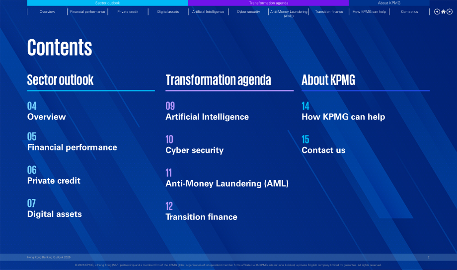 毕马威（KPMG）：2026年香港银行业展望报告（英文版）（16页）.pdf_第2页