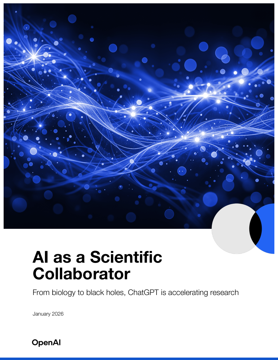 OpenAI：2026 AI：科研协作者——ChatGPT正加速从生物学到黑洞的科研进程研究报告（英文版）（20页）.pdf_第1页