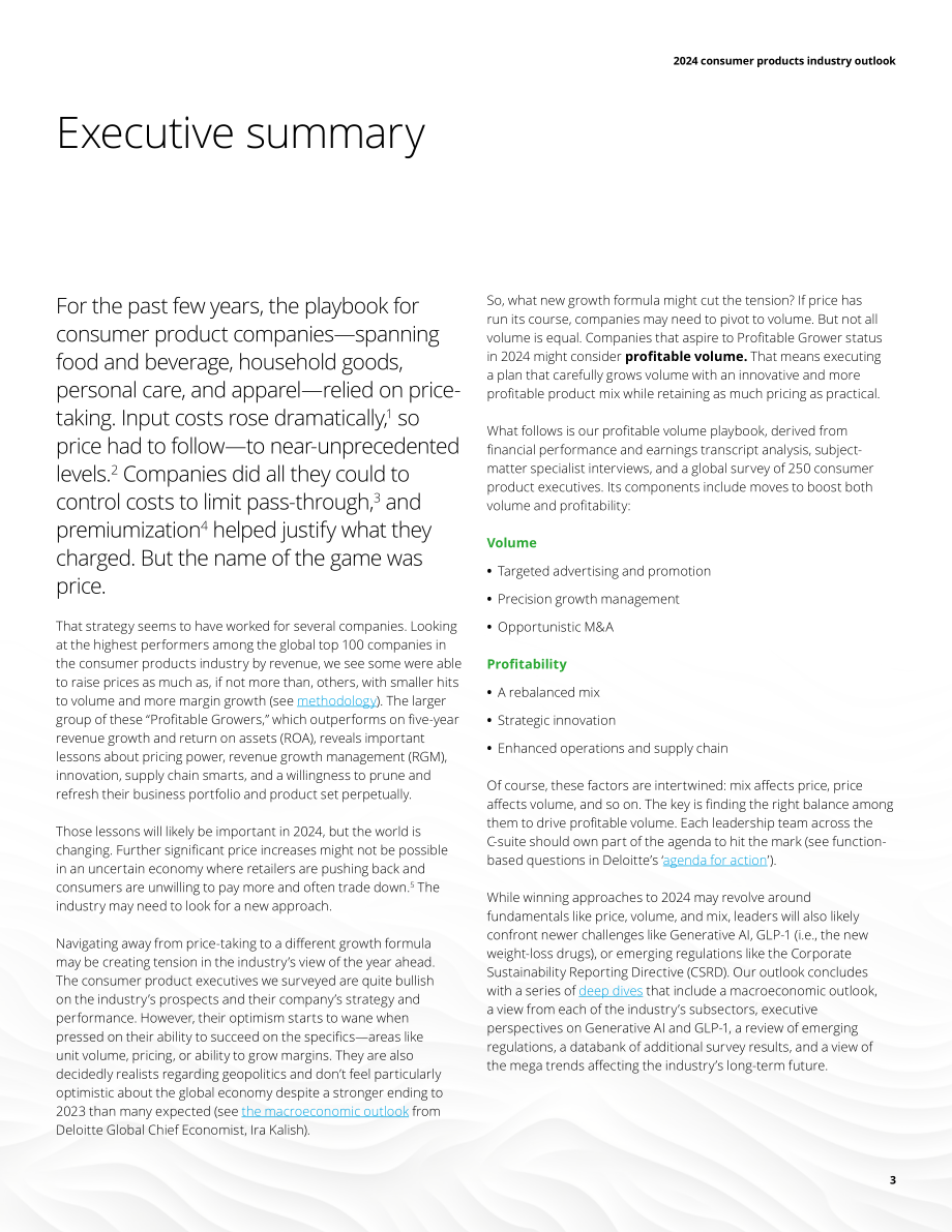 德勤（Deloitte）：2024年消费品行业展望报告（英文版）（24页）.pdf_第3页