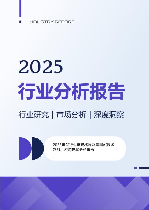 2025年AI行业宏观格局及美国AI技术路线、应用现状分析报告（32页）.pdf