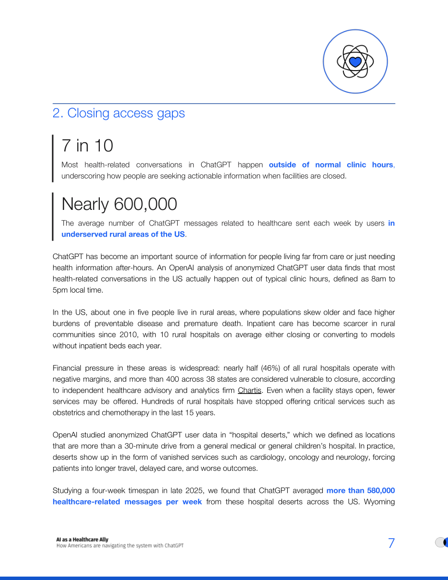 OpenAI：2026 AI：医疗健康得力助手——美国人如何借助ChatGPT驾驭医疗体系研究报告（英文版）（18页）.pdf_第7页