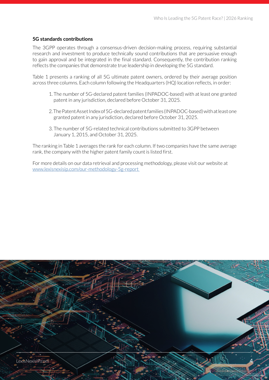 律商联讯：2026年全球5G专利排行榜（英文版）（19页）.pdf_第4页