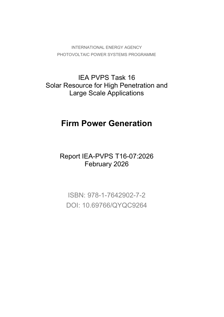 IEA PVPS：2026可变可再生能源向稳定电力转化的核心策略与全球案例分析报告（英文版）（74页）.pdf_第3页