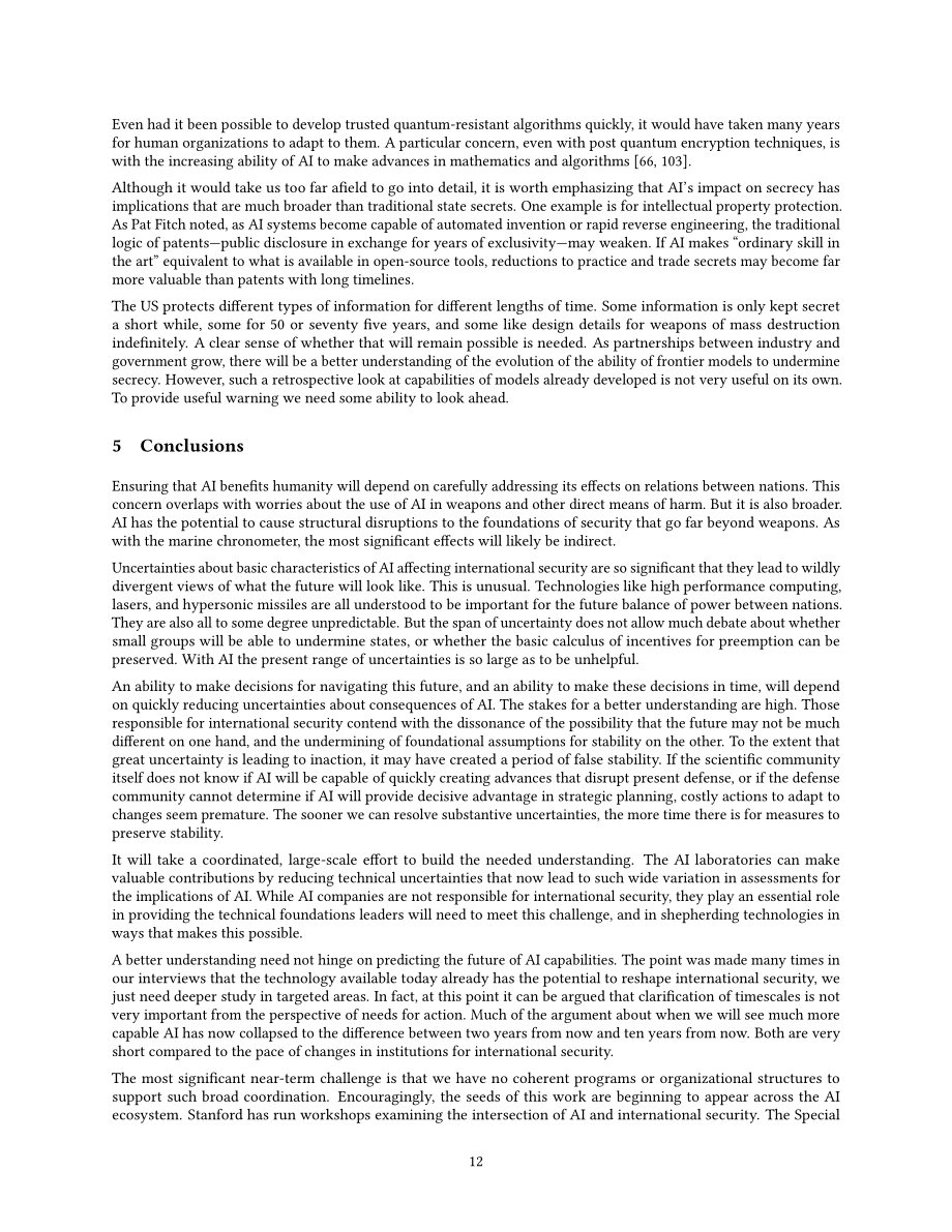 OpenAI：2026人工智能与国际安全：影响路径与关键不确定性研究报告（英文版）（18页）.pdf_第12页