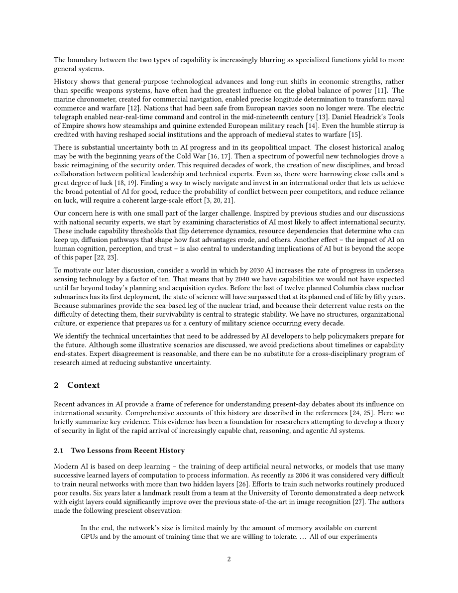 OpenAI：2026人工智能与国际安全：影响路径与关键不确定性研究报告（英文版）（18页）.pdf_第2页