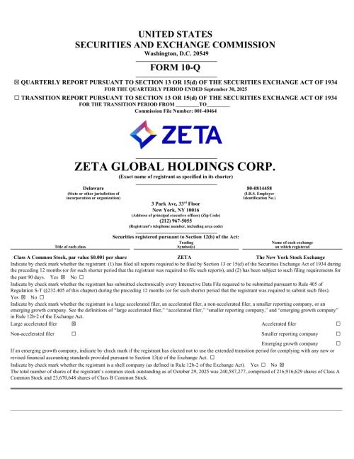 Zeta Global（ZETA）2025年第三季度财报（10-Q）「NYSE」（英文版）（46页）.pdf