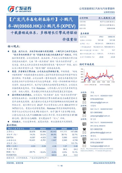 小鹏汽车-W(09868.HK)-港股公司研究报告：十载磨砺成体系多维增长引擎或将驱动价值重估-260206（42页）.pdf