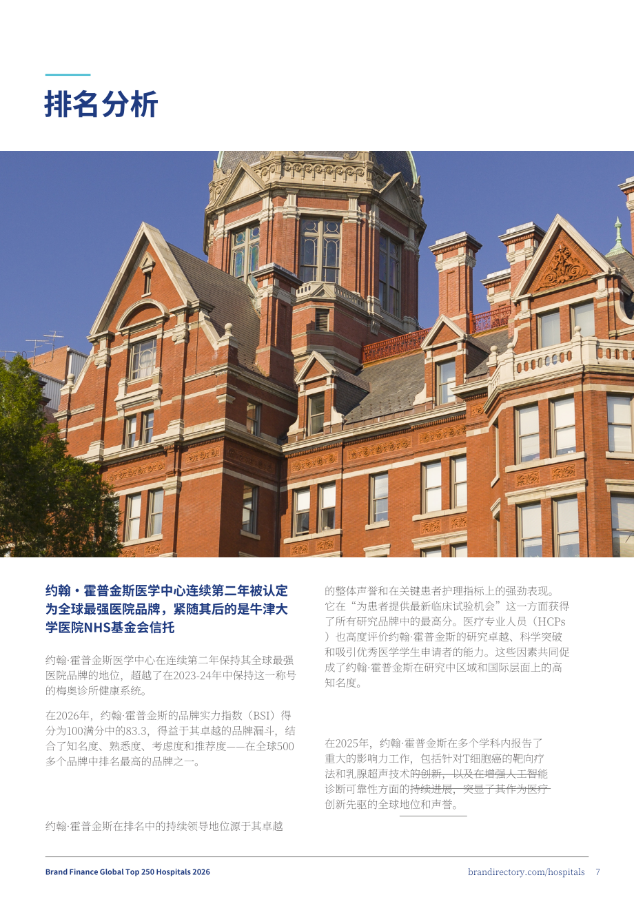 品牌金融（Brand Finance）：2026年全球医院品牌250强报告（英文版)（45页）.pdf_第7页
