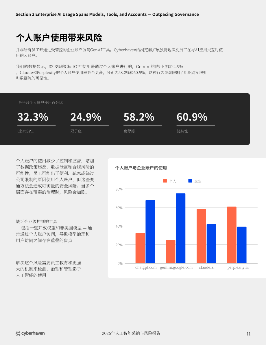 Cyberhaven ：2026年企业AI应用与风险报告（英文版）（20页）.pdf_第11页