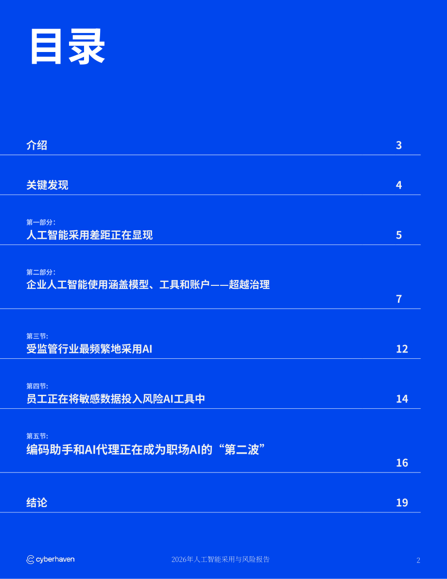 Cyberhaven ：2026年企业AI应用与风险报告（英文版）（20页）.pdf_第2页