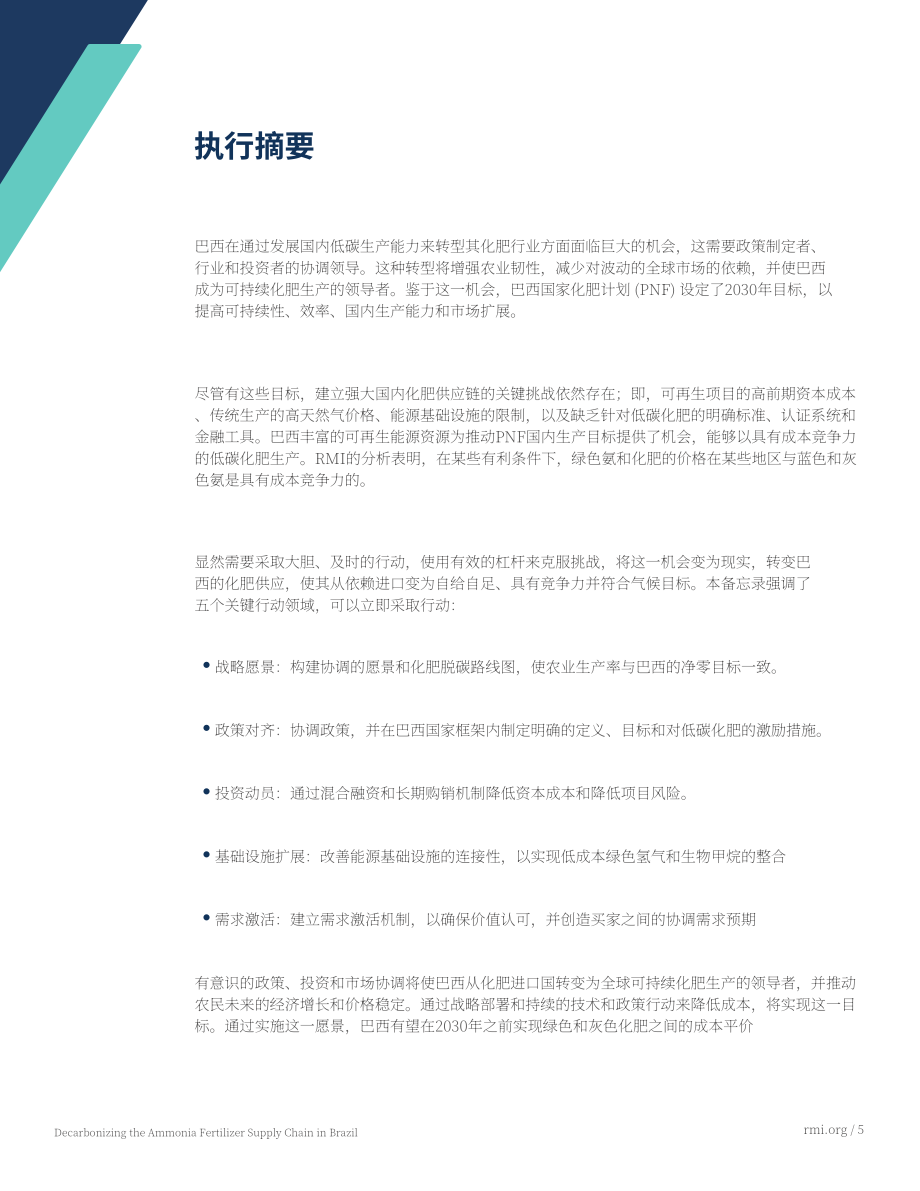落基山研究所：2025巴西氨肥供应链脱碳：强化本土产业的即刻行动研究报告（英文版）（19页）.pdf_第5页
