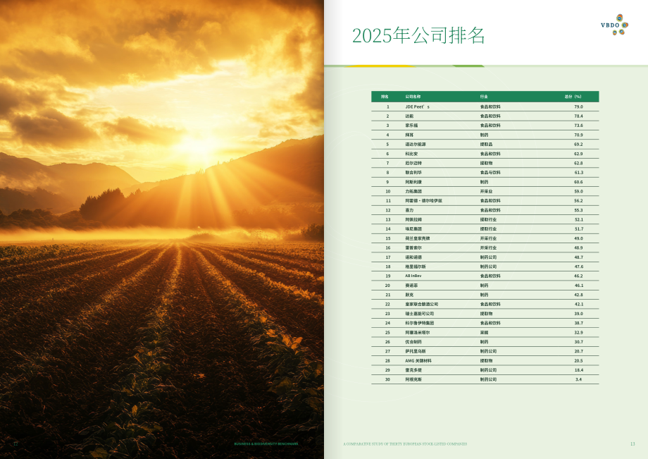 VBDO：2025商业与生物多样性基准：三十家欧洲上市公司对比研究报告（英文版）（27页）.pdf_第7页