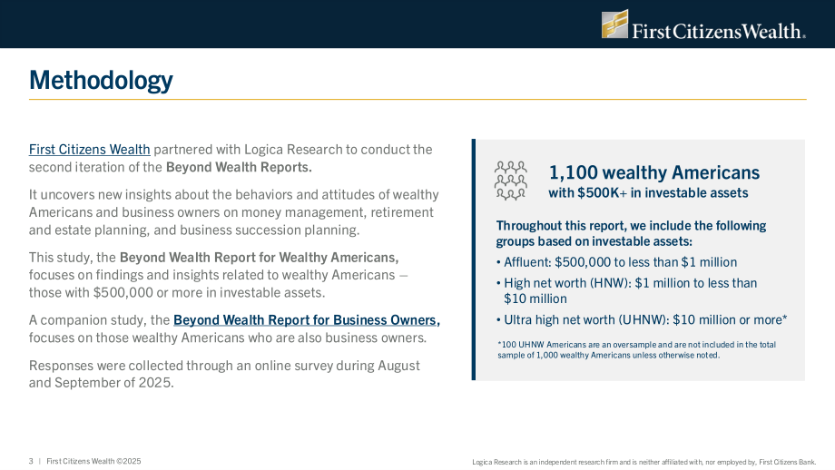 First Citizens Wealth：2025年美国富裕人群调查报告：放眼财富之外（英文版）（32页）.pdf_第3页