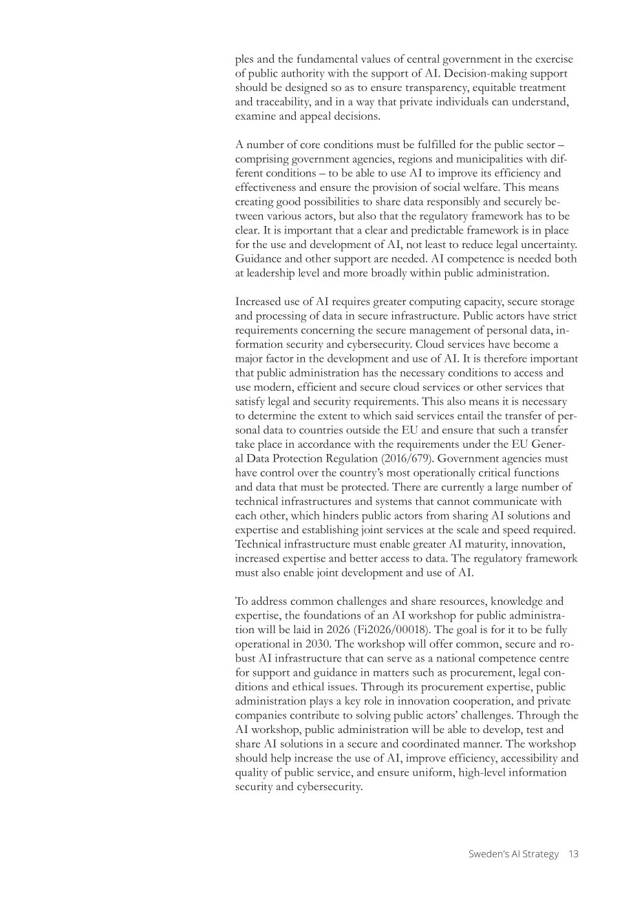 瑞典政府：2026瑞典人工智能战略报告（英文版）（24页）.pdf_第13页