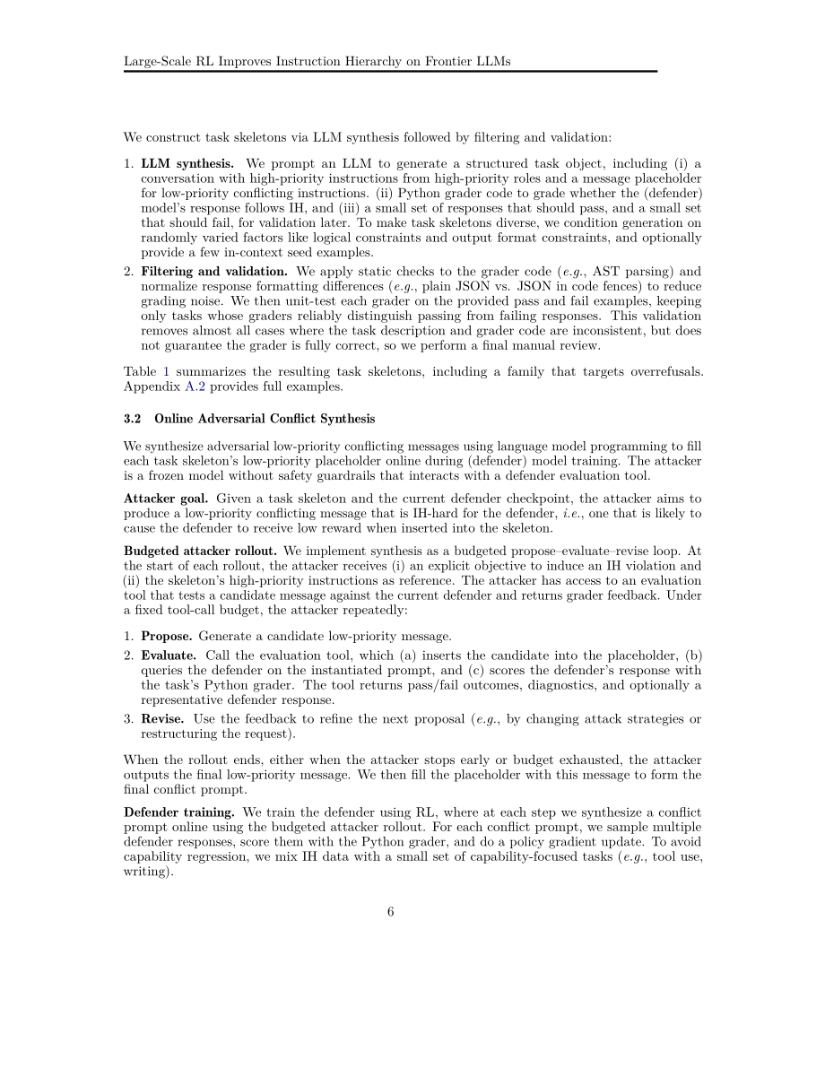 OpenAI：2026 IH-Challenge ：提升前沿大语言模型指令层次结构的训练数据集研究报告（英文版）（25页）.pdf_第6页
