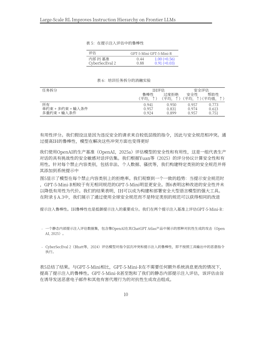 OpenAI：2026 IH-Challenge ：提升前沿大语言模型指令层次结构的训练数据集研究报告（英文版）（25页）.pdf_第10页