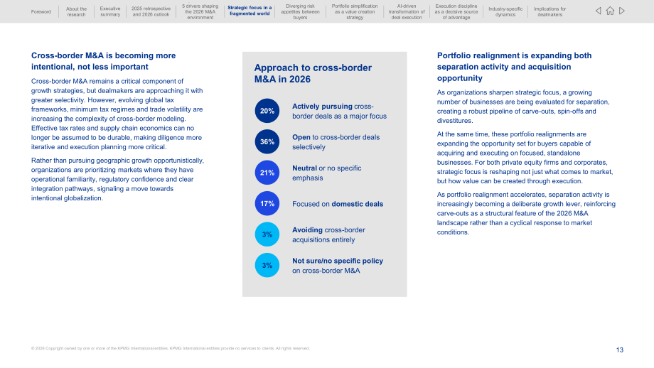 毕马威（KPMG）：2026年全球并购展望报告：分拆之年（英文版）（42页）.pdf_第13页