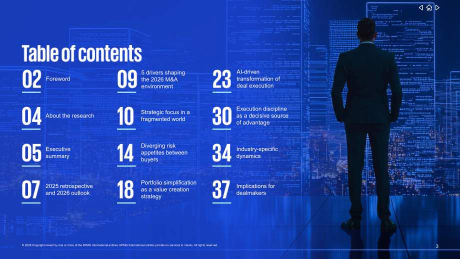 毕马威（KPMG）：2026年全球并购展望报告：分拆之年（英文版）（42页）.pdf_第3页