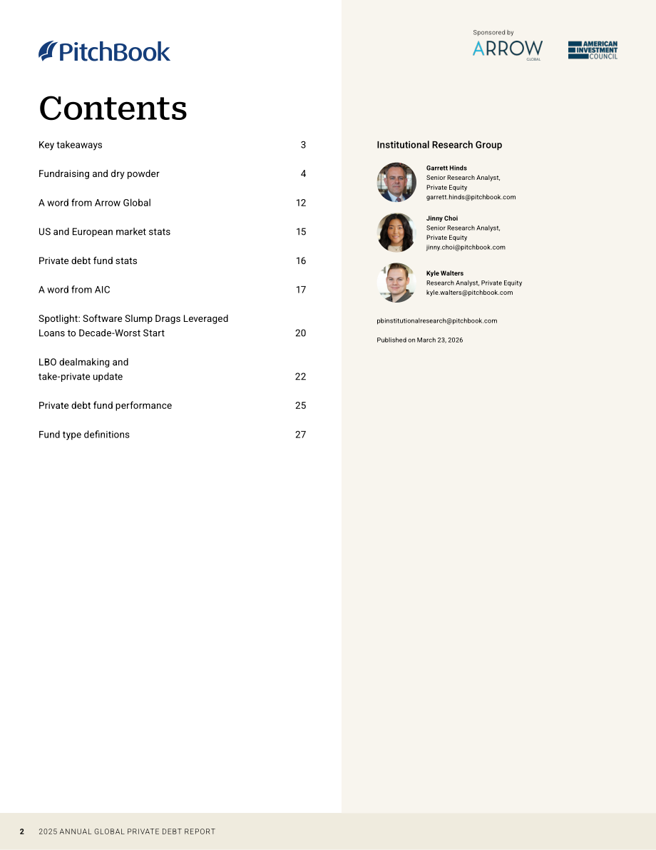 PitchBook：2025年全球私募债权年度报告（英文版）（28页）.pdf_第2页