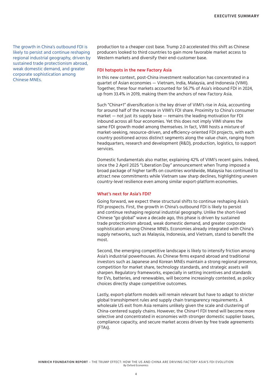 Hinrich Foundation：2026特朗普效应：美国与中国如何驱动“亚洲工厂”的外商直接投资演变研究报告（英文版）（28页）.pdf_第4页