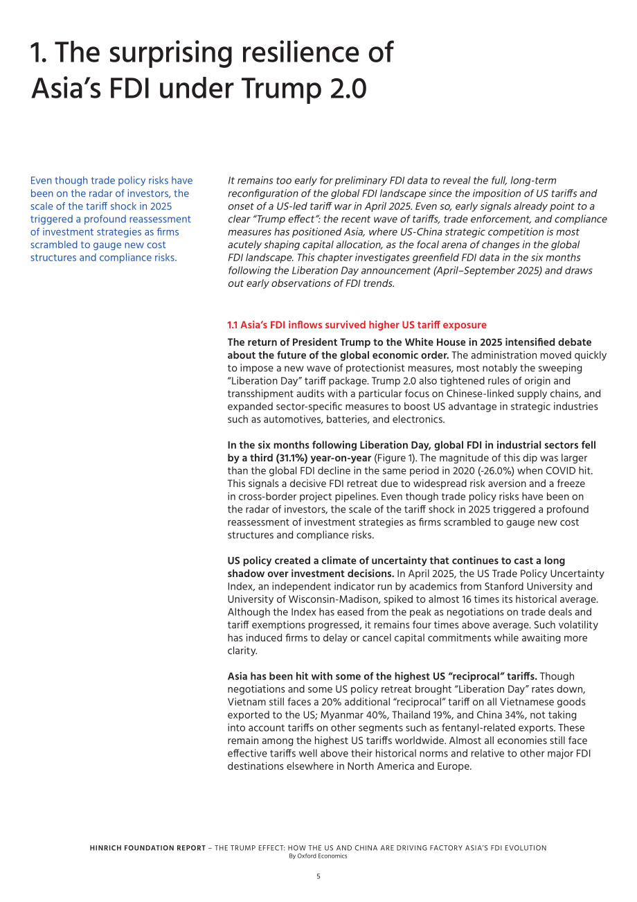 Hinrich Foundation：2026特朗普效应：美国与中国如何驱动“亚洲工厂”的外商直接投资演变研究报告（英文版）（28页）.pdf_第5页