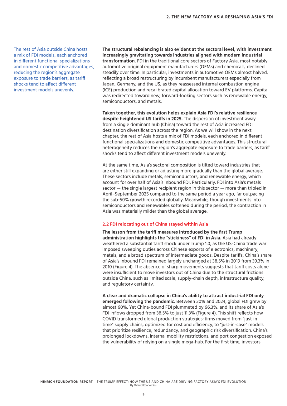 Hinrich Foundation：2026特朗普效应：美国与中国如何驱动“亚洲工厂”的外商直接投资演变研究报告（英文版）（28页）.pdf_第9页
