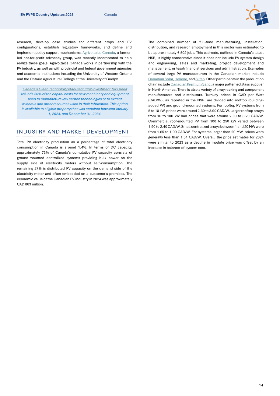 IEA PVPS：2025年国家更新报告：全球光伏技术、政策与市场发展分析（英文版）（93页）.pdf_第14页