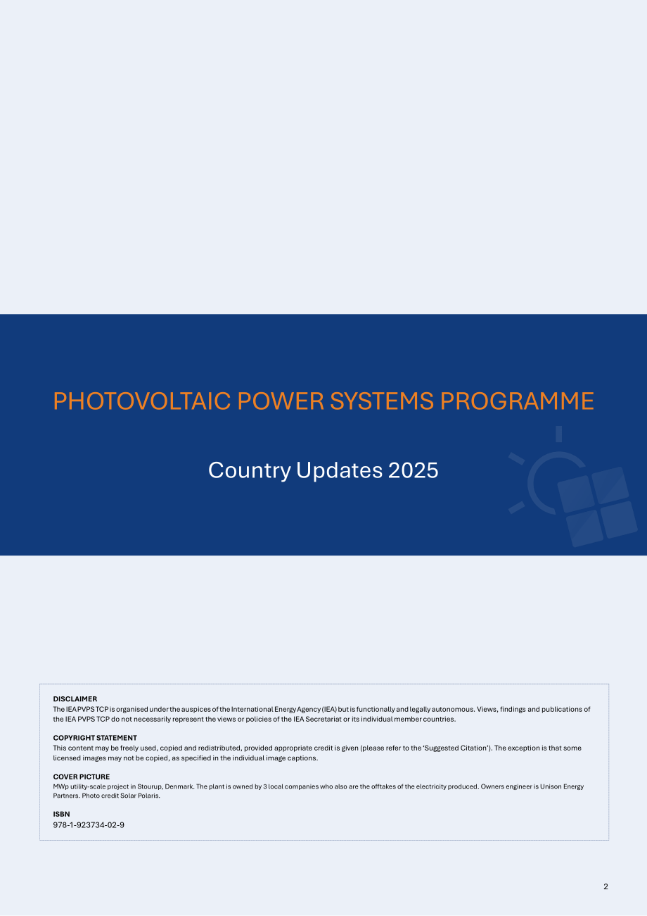 IEA PVPS：2025年国家更新报告：全球光伏技术、政策与市场发展分析（英文版）（93页）.pdf_第2页