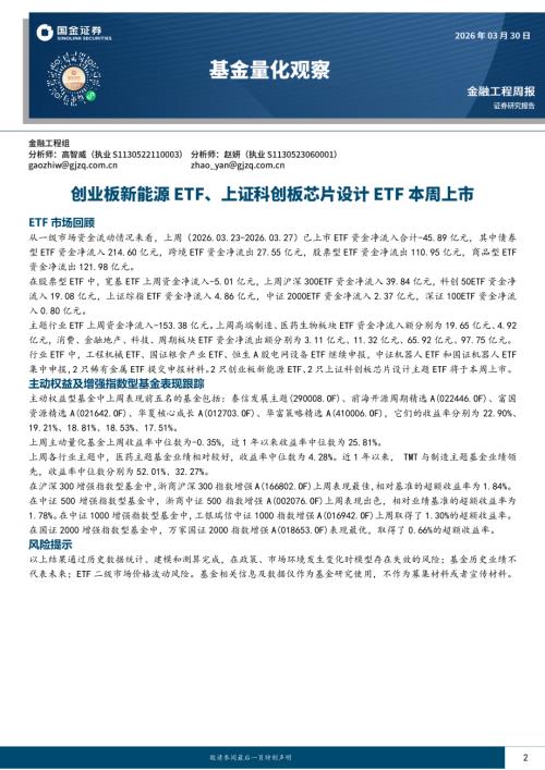 【国金证券】基金量化观察：创业板新能源ETF、上证科创板芯片设计ETF本周上市-260330（10页）.pdf