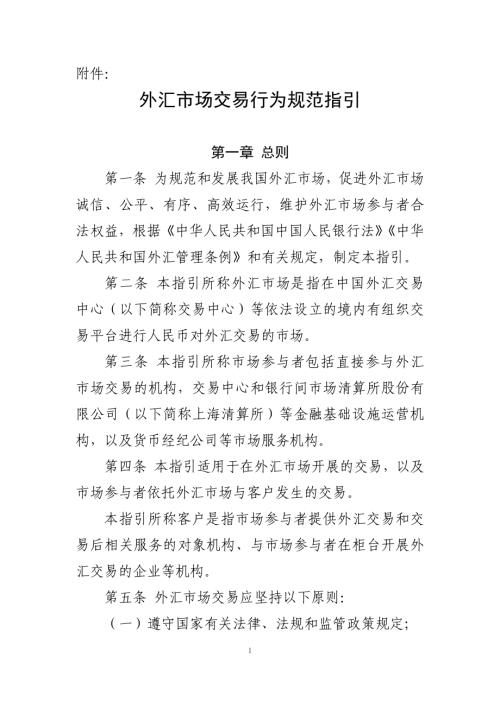 外汇局：2021年外汇市场交易行为规范指引（10页）.pdf