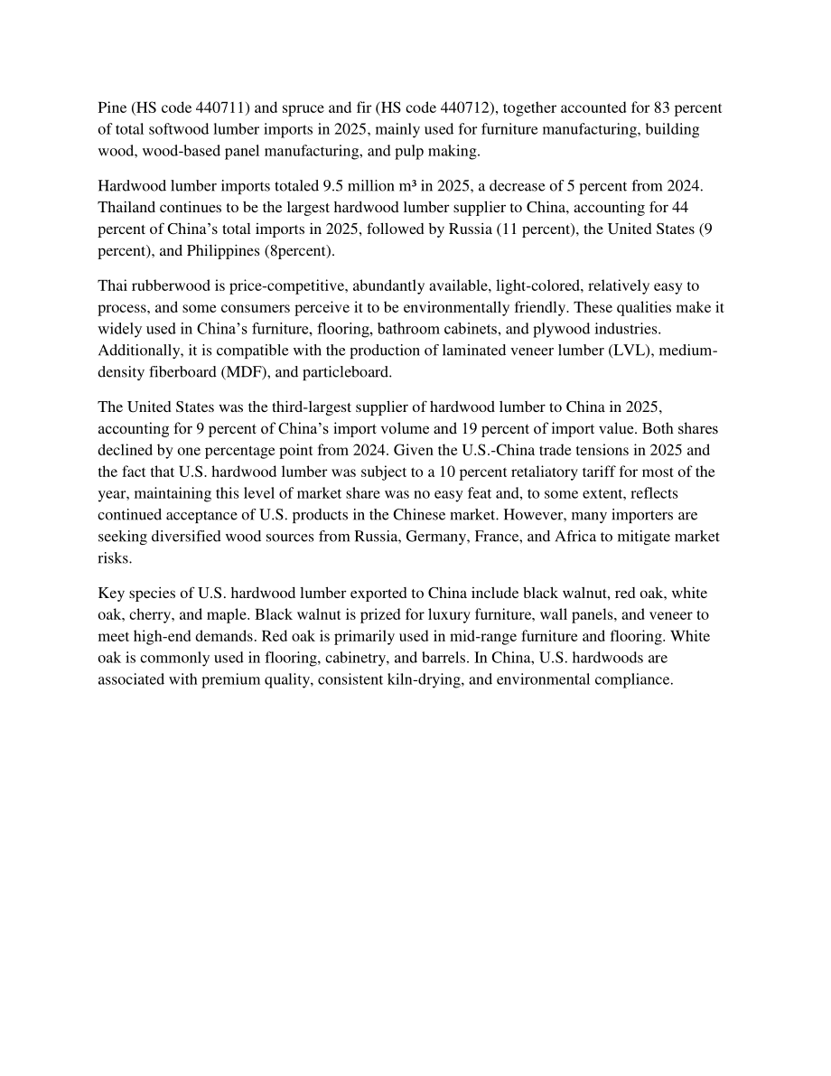 美国农业部（USDA）：2025年中国实木产业年度分析报告（英文版）（19页）.pdf_第12页