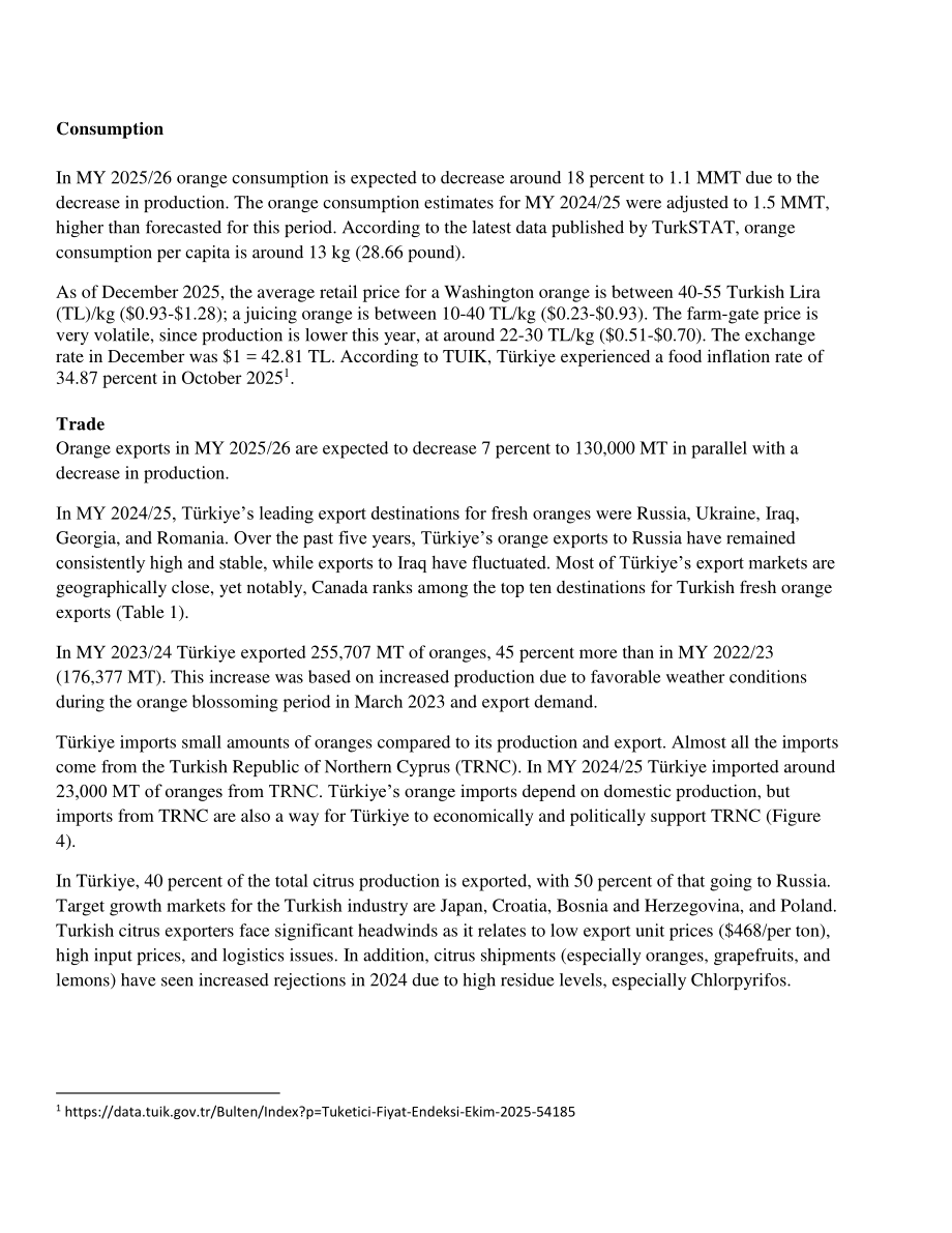 美国农业部：2026土耳其柑橘产业分析报告（英文版）（24页）.pdf_第5页