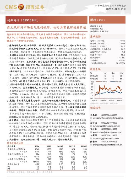 德翔海运-2510.HK-港股公司研究报告：亚太及新兴市场景气度仍较好公司具有良好投资价值-260416（16页）.pdf