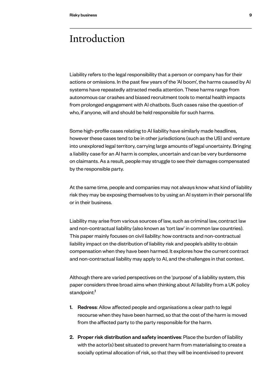 Ada Lovelace研究所：2025风险业务：英国AI责任的当前挑战与机遇分析报告（英文版）（112页）.pdf_第9页