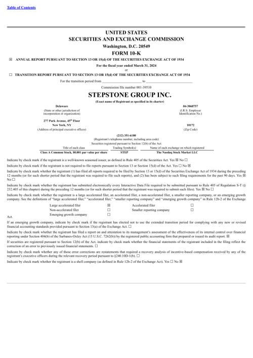StepStone Group Inc. (STEP) 2023年年度报告「NASDAQ」.pdf