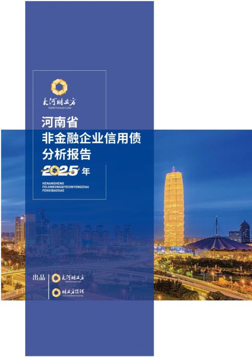 大河财立方：2025年河南省非金融企业信用债分析报告（48页）.pdf