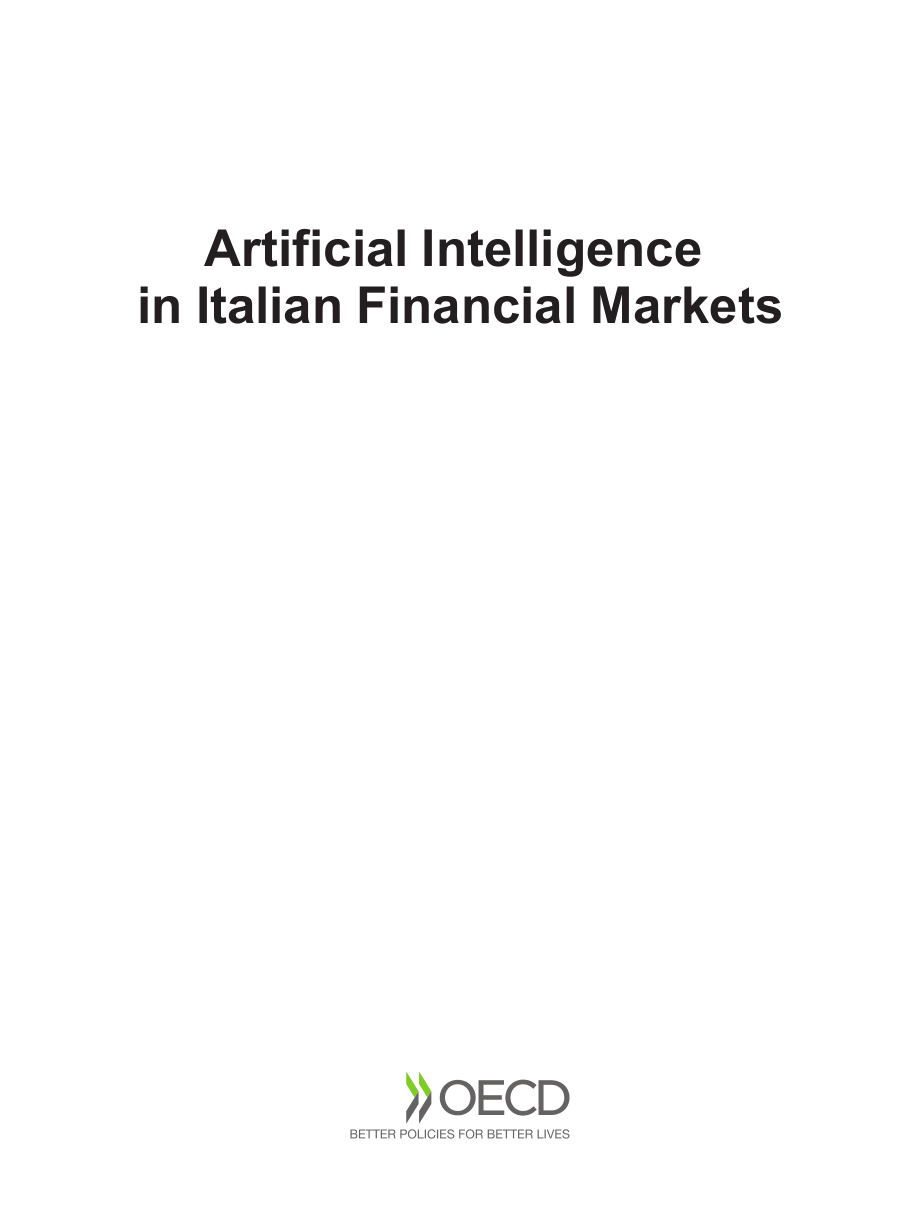 经合组织（OECD）：2026人工智能在意大利金融市场中的应用研究报告（英文版）（116页）.pdf_第3页