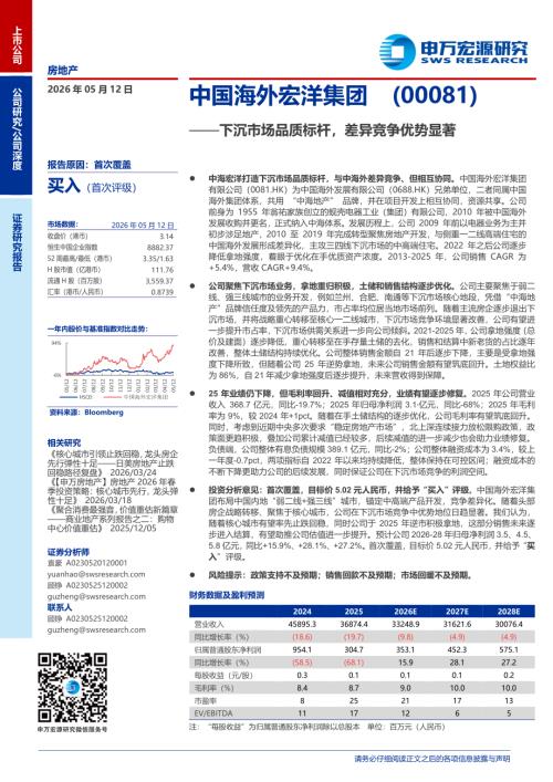 中国海外宏洋集团-0081.HK-港股公司研究报告：下沉市场品质标杆差异竞争优势显著-260512（36页）.pdf
