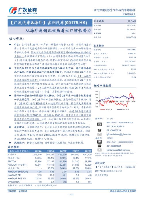 吉利汽车-0175.HK-港股公司研究报告：从海外库销比视角看出口增长潜力-260524（22页）.pdf