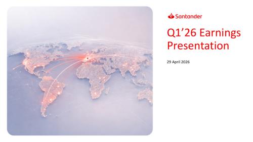 桑坦德银行（Banco Santander）2026年第一季度业绩演示报告（英文版）（59页）.pdf