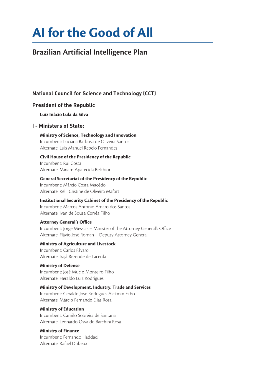 巴西科技创新部(MCTI)：2025巴西人工智能计划报告：造福全民的 AI（英文版）（70页）.pdf_第5页