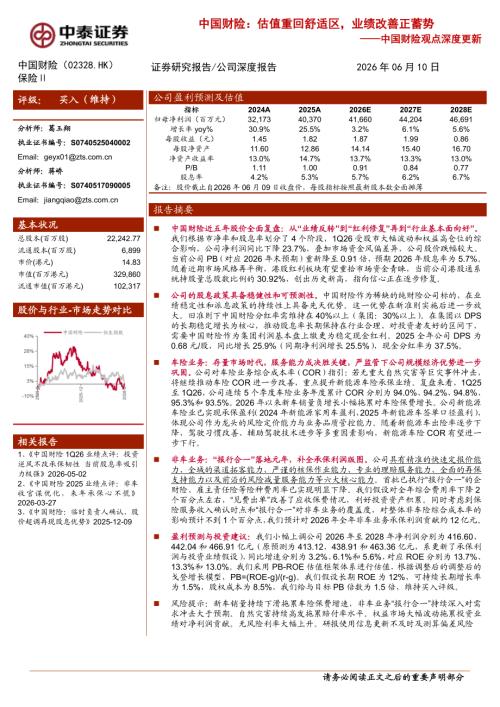 中国财险-2328.HK-港股公司研究报告：观点深度更新：估值重回舒适区业绩改善正蓄势-260610（22页）.pdf
