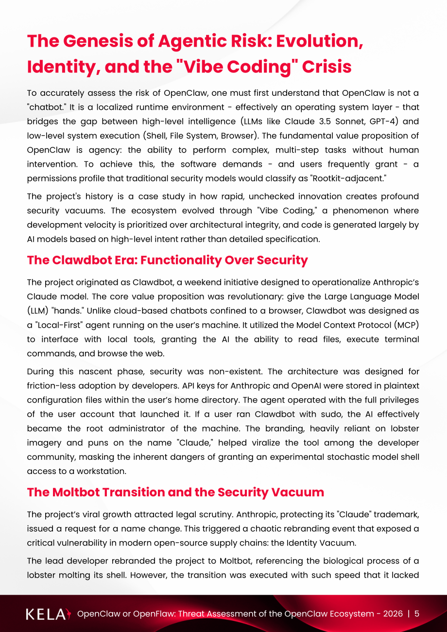 KELA：2026 OpenClaw or OpenFlaw：OpenClaw 生态威胁评估报告（英文版）（29页）.pdf_第5页