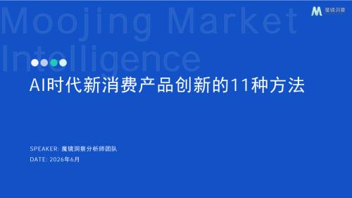 魔镜洞察：2026年AI时代新消费产品创新的11种方法报告（47页）.pdf