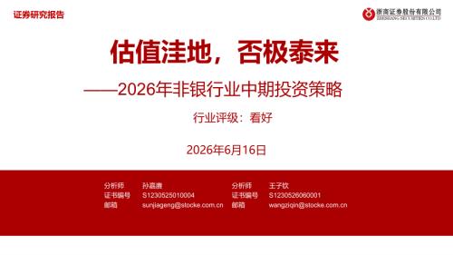 2026年非银行业中期投资策略：估值洼地否极泰来-260616（30页）.pdf